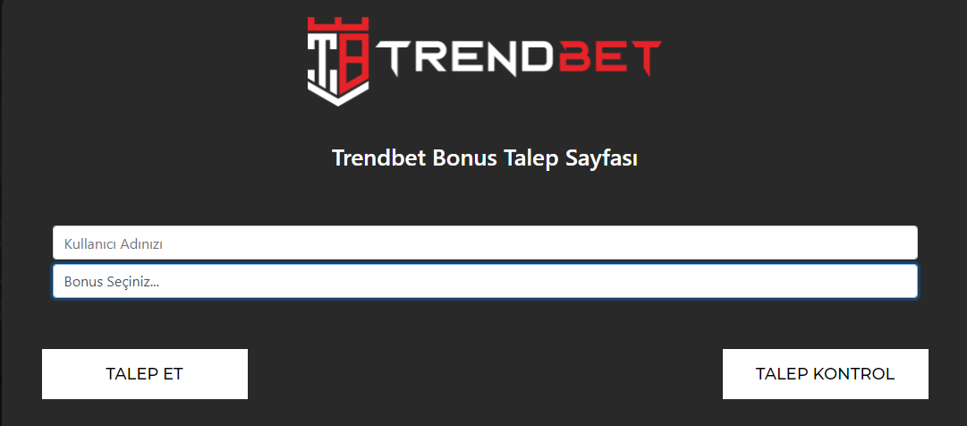 Trendbet 50 TL Deneme Bonusu
